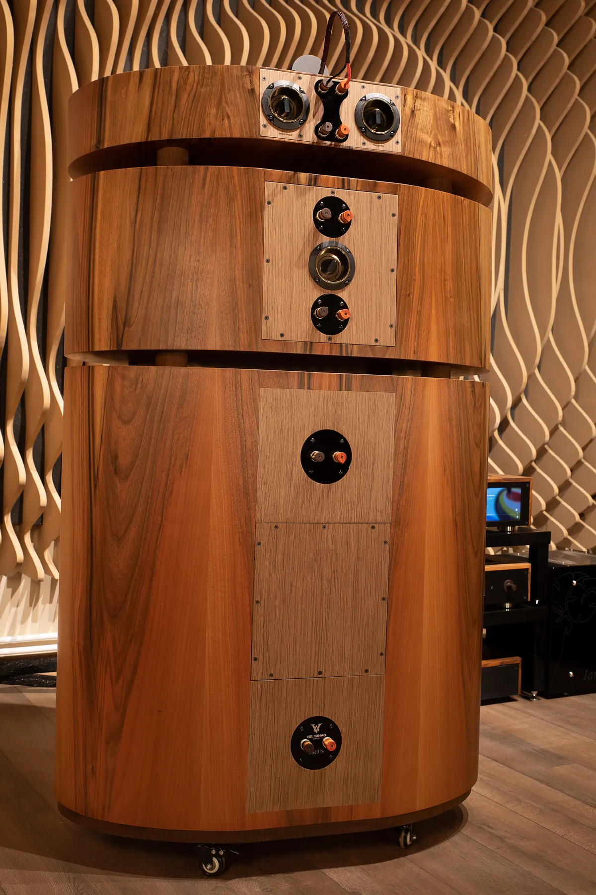 The rear of SIRIUS with its terminals and attenuators